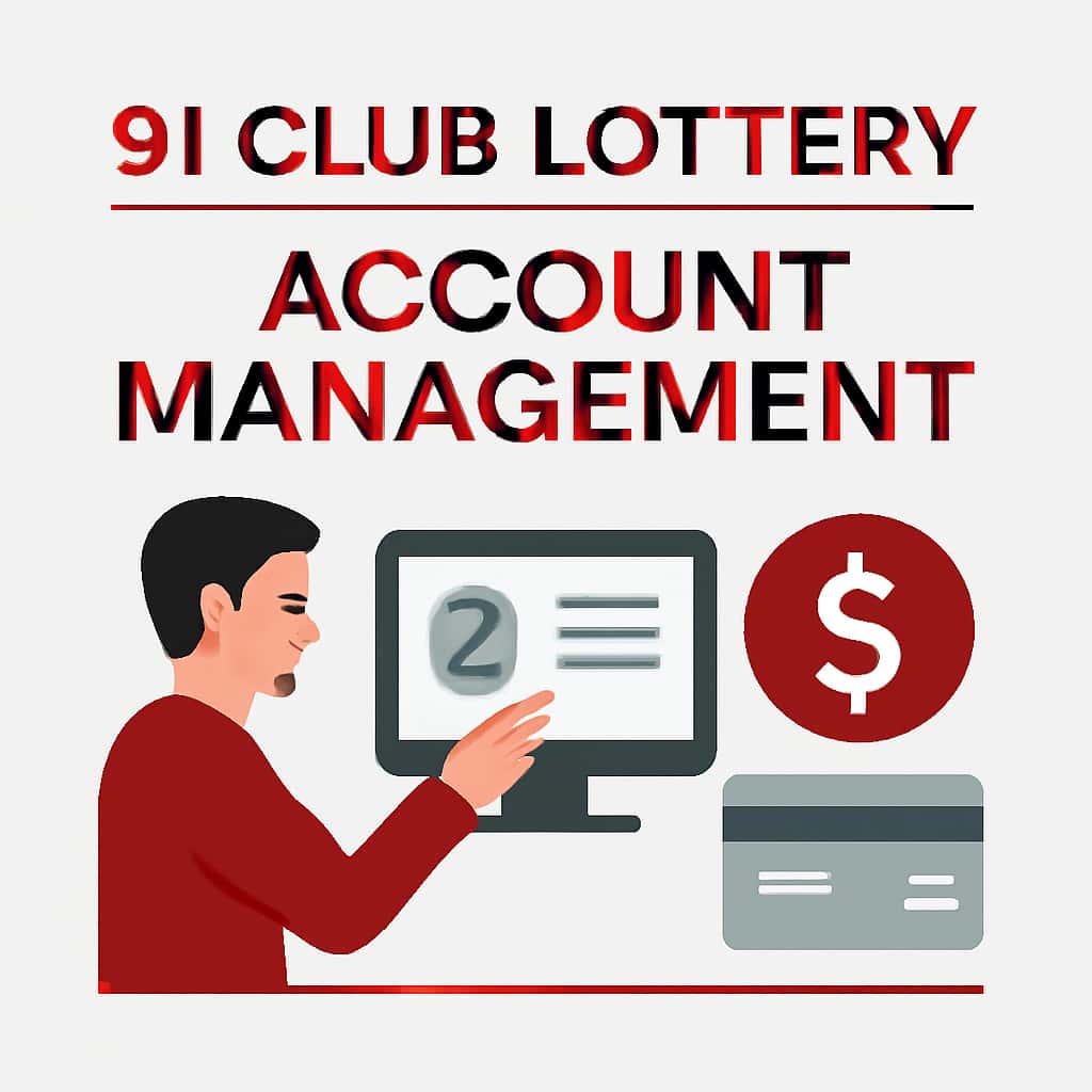 An educational diagram for 91 Club Lottery Account Management.