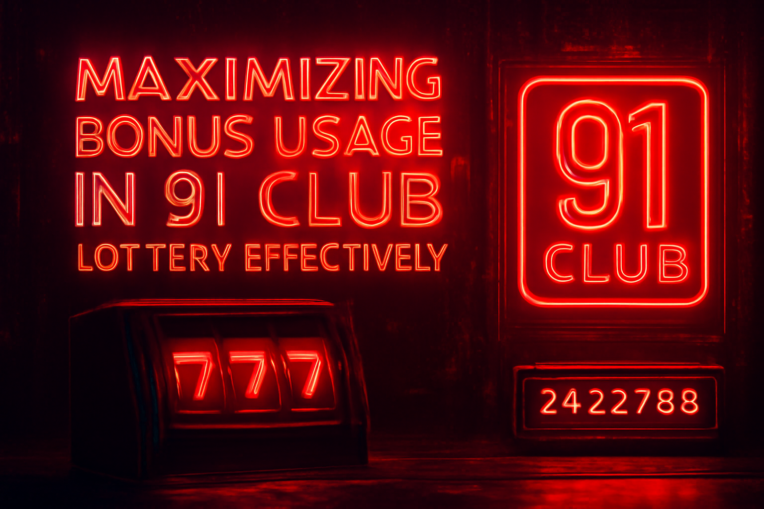 An informative visual representation emphasizing the benefits of registering for the 91 Club Lottery.