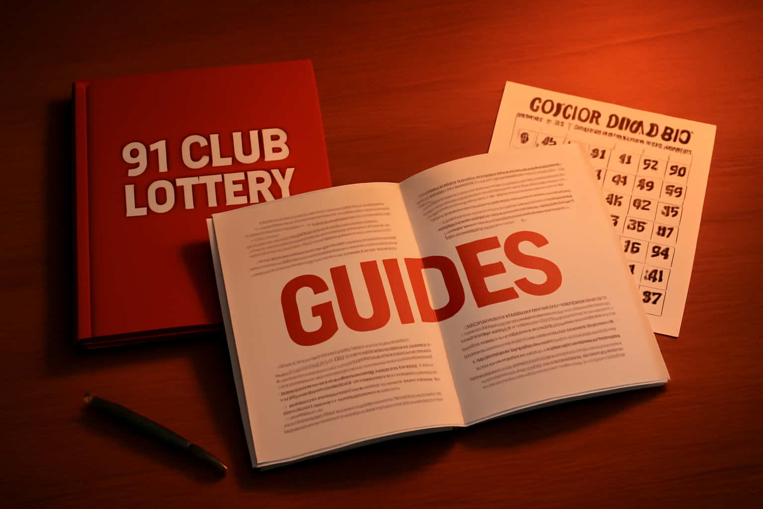 An illustrative image showcasing the 91 Club Lottery Guides in a professional setting.