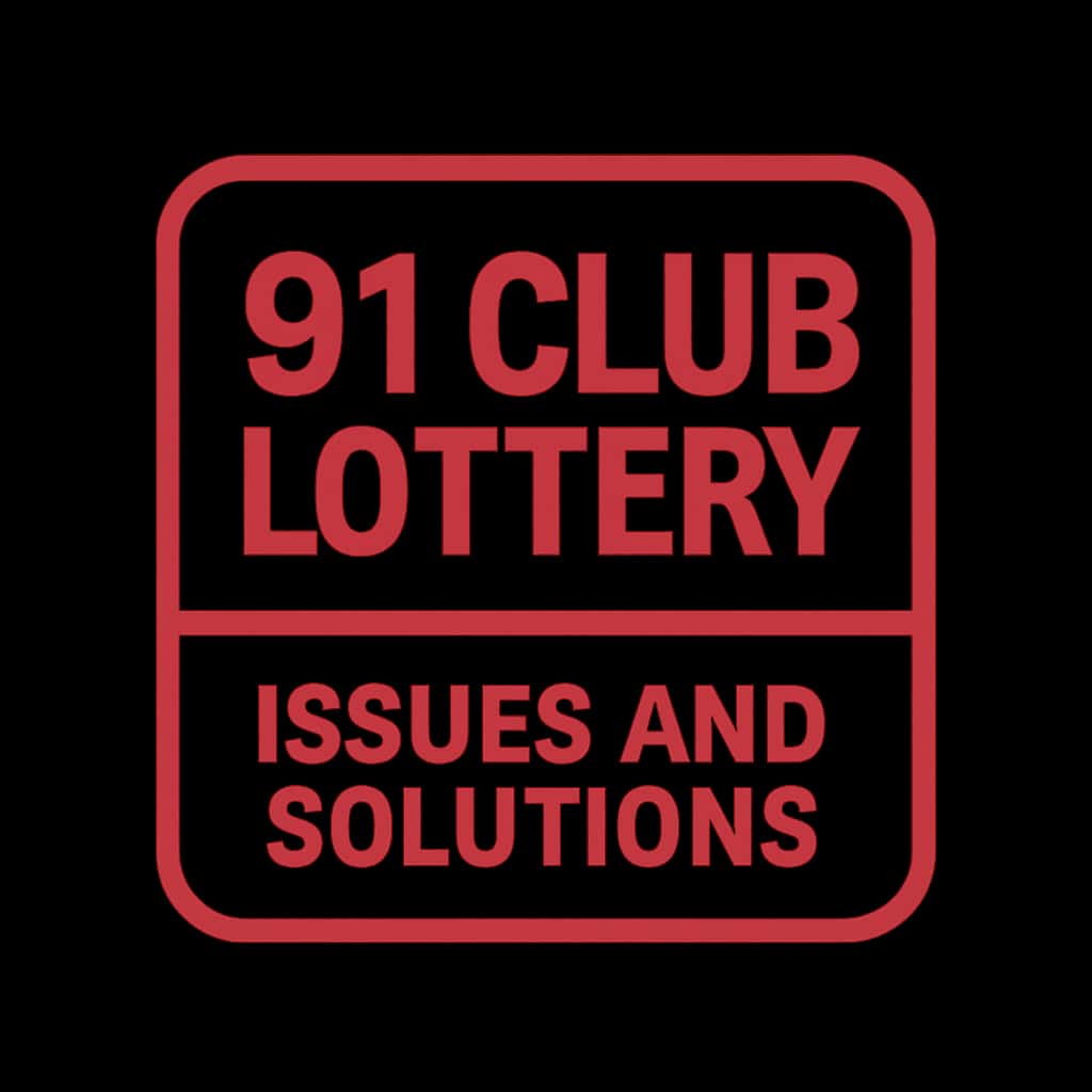 An icon representing 91 Club Lottery Issues and Solutions.