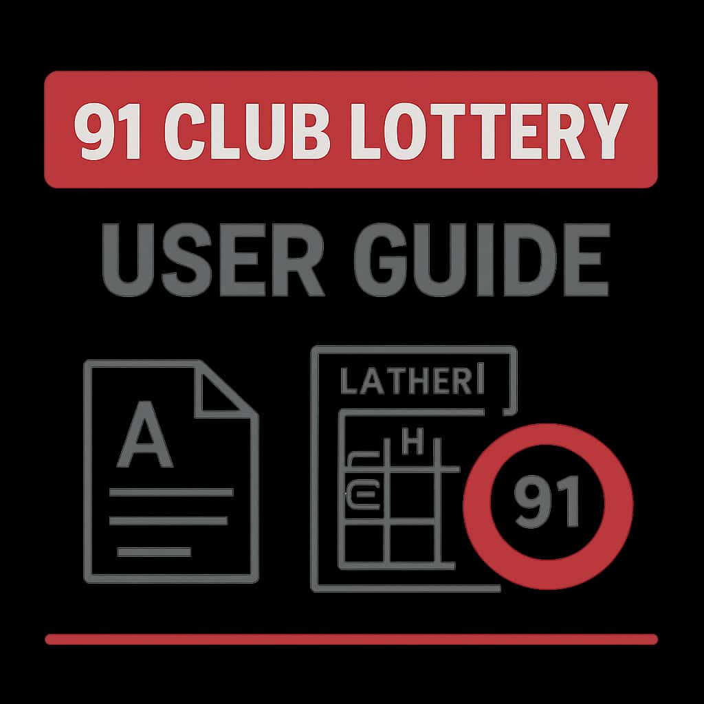 An educational diagram illustrating a feature of the 91 Club Lottery User Guide.