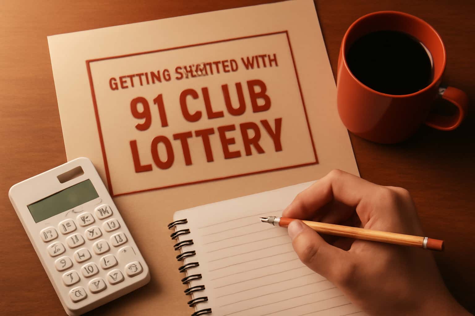 An informative visual representation for Getting Started with 91 Club Lottery.