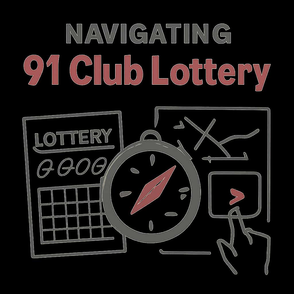 An illustration of navigating the 91 Club Lottery.